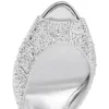 Me Dolly Strass – 100 mm mules – mocka och strass – silver Me Dolly Strass – 100 mm mules – mocka och strass – silver