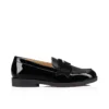 Mini Penny – Loafers – Lackat kalvskinn och mocka – Svart – Barn Mini Penny – Loafers – Lackat kalvskinn och mocka – Svart – Barn