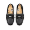 Mini Penny – Loafers – Lackat kalvskinn och mocka – Svart – Barn Mini Penny – Loafers – Lackat kalvskinn och mocka – Svart – Barn