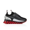 Mini Sharkyloub – Sneakers – kalvskinn och neopren – svart – barn Mini Sharkyloub – Sneakers – kalvskinn och neopren – svart – barn