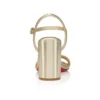 Miss Jane – 85 mm sandaler – laminerat kalvskinn – Platine – dam Miss Jane – 85 mm sandaler – laminerat kalvskinn – Platine – dam