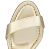 Miss Jane – 85 mm sandaler – laminerat kalvskinn – Platine – dam Miss Jane – 85 mm sandaler – laminerat kalvskinn – Platine – dam