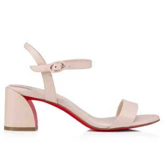 Miss Jane-sandal – 55 mm sandaler – Nappaläder – Leche – Dam