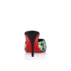 Miss Z Mule Arlequin – 80 mm mules – kreppsatin broderad med mikropailletter – flerfärgad – dam