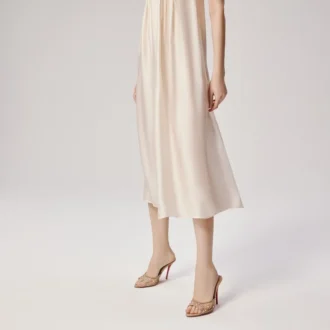 Miss Z Mule Degrasstrass Perla – 100 mm mules – mesh, nappaläder och pärlor – blush – dam Miss Z Mule Degrasstrass Perla – 100 mm mules – mesh, nappaläder och pärlor – blush – dam