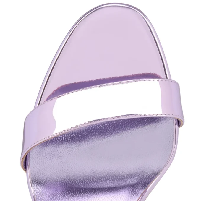 Miss Z-sandal – 100 mm remsandaler – laminerat kalvskinn – Rhapsody – dam
