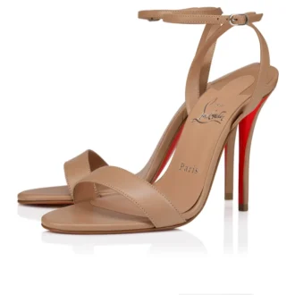 Miss Z-sandal – 100 mm remsandaler – lammnappaläder – Blush – dam