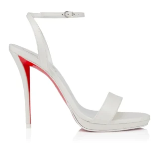 Miss Z Sandal Queen – 120 mm remsandaler – lammnappaläder – Bianco – dam Miss Z Sandal Queen – 120 mm remsandaler – lammnappaläder – Bianco – dam