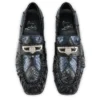 Mocallista – Loafers – Patchwork av vattensnokskinn – Svart – Dam Mocallista – Loafers – Patchwork av vattensnokskinn – Svart – Dam