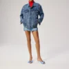 Mulazee – 60 mm mules – siden-taft – Ceruleo – dam Mulazee – 60 mm mules – siden-taft – Ceruleo – dam