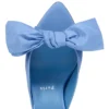 Mulazee – 60 mm mules – siden-taft – Ceruleo – dam Mulazee – 60 mm mules – siden-taft – Ceruleo – dam