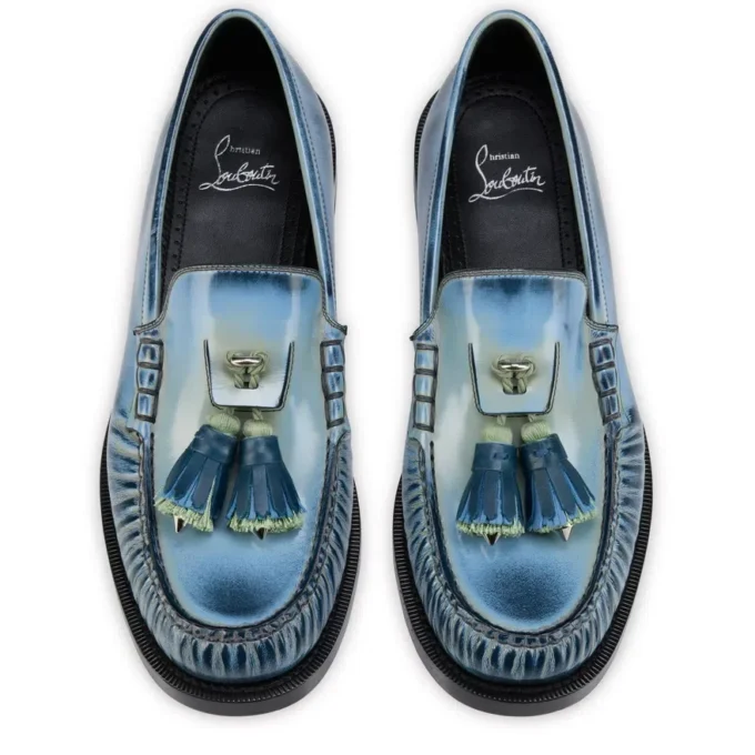 Orlando – Loafers – Borstat kalvskinn – Ceruleo – Herr