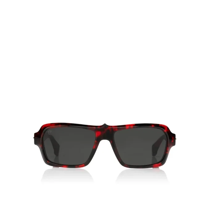 Our Georges Lb0027 – Solglasögon – Acetat – Röd Havana