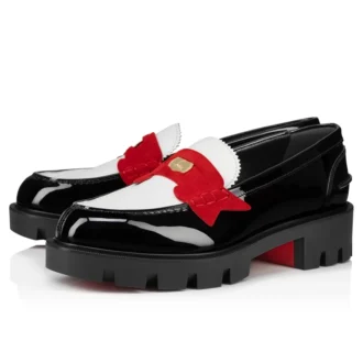 Penny Lug – Loafers – Kalvskinn och lackläder – Flerfärgad – Dam