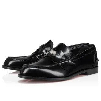 Penny Woman – Loafers – Abrasivato kalvskinn – Svart – Dam