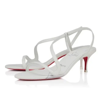 Rosalie – 55 mm sandaler – kidläder – Bianco – dam