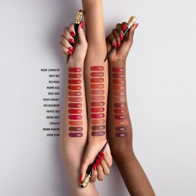 Rouge Stiletto Lumi Matte – Matt läppstift – Rouge Louboutin 001L