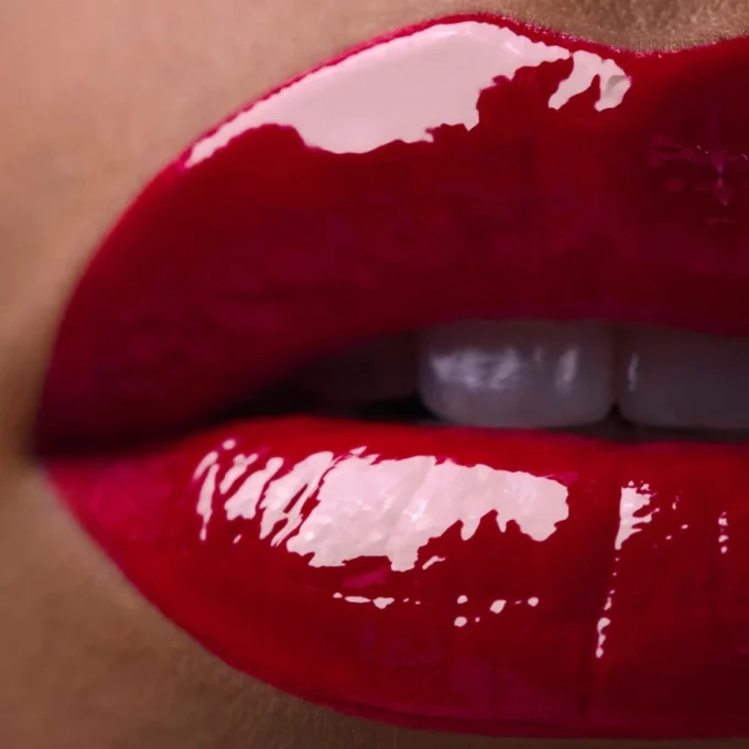 Rouge Stiletto Vinyl Gloss Fire Red 115V Fire Red – Christian Louboutin Beauty USA