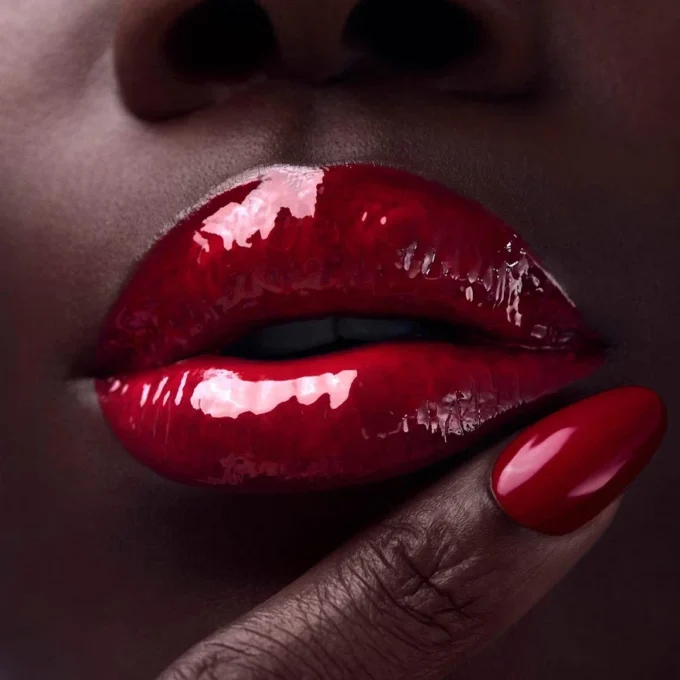 Rouge Stiletto Vinyl Gloss Fire Red 115V Fire Red – Christian Louboutin Beauty USA