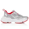 So Flo – Sneakers – Laminerat kalvskinn – Silver – Herr