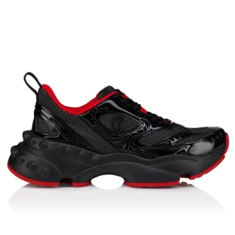 So Flo – Sneakers – Laminerat kalvskinn – Svart – Herr