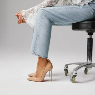 So Kate – 120 mm pumps – lackat kalvskinn – Blush – Dam
