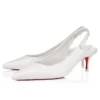 Sporty Kate Sling – 55 mm slingback-pumps – lammnappa – Bianco – dam Sporty Kate Sling – 55 mm slingback-pumps – lammnappa – Bianco – dam