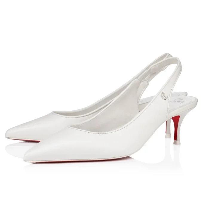 Sporty Kate Sling – 55 mm slingback-pumps – lammnappa – Bianco – dam Sporty Kate Sling – 55 mm slingback-pumps – lammnappa – Bianco – dam