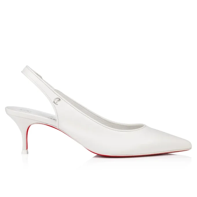 Sporty Kate Sling – 55 mm slingback-pumps – lammnappa – Bianco – dam Sporty Kate Sling – 55 mm slingback-pumps – lammnappa – Bianco – dam
