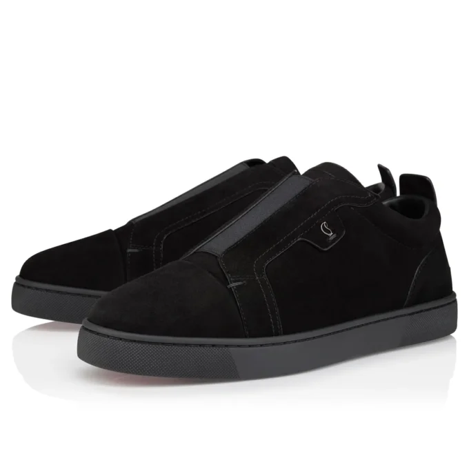 St Louis – Sneakers – Veau Velours – Svart – Herr St Louis – Sneakers – Veau Velours – Svart – Herr