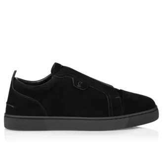 St Louis – Sneakers – Veau Velours – Svart – Herr