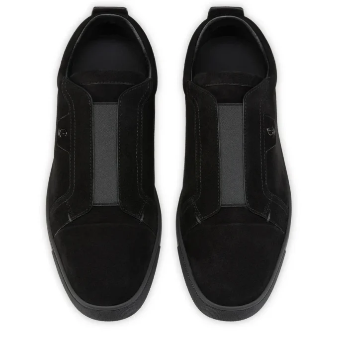 St Louis – Sneakers – Veau Velours – Svart – Herr St Louis – Sneakers – Veau Velours – Svart – Herr