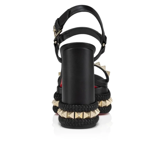 Superaclou – 130 mm sandaler – nappaläder – svart – dam Superaclou – 130 mm sandaler – nappaläder – svart – dam