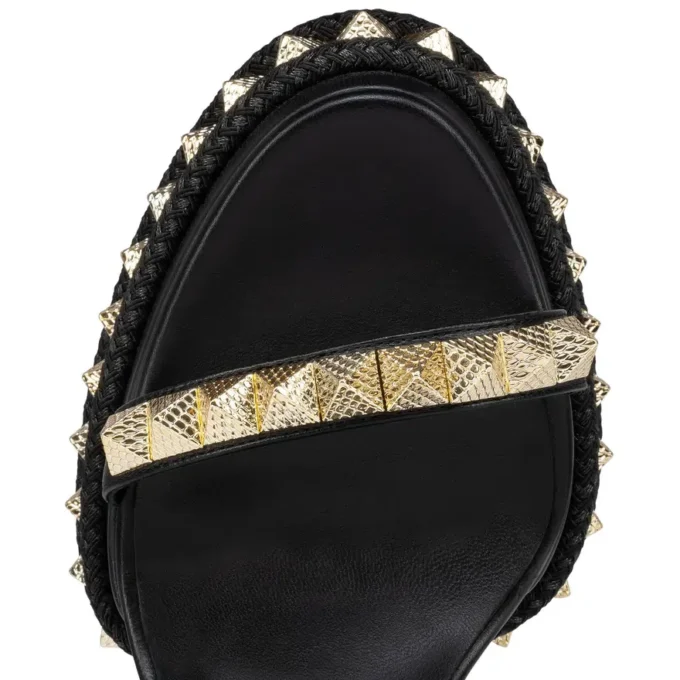 Superaclou – 130 mm sandaler – nappaläder – svart – dam Superaclou – 130 mm sandaler – nappaläder – svart – dam