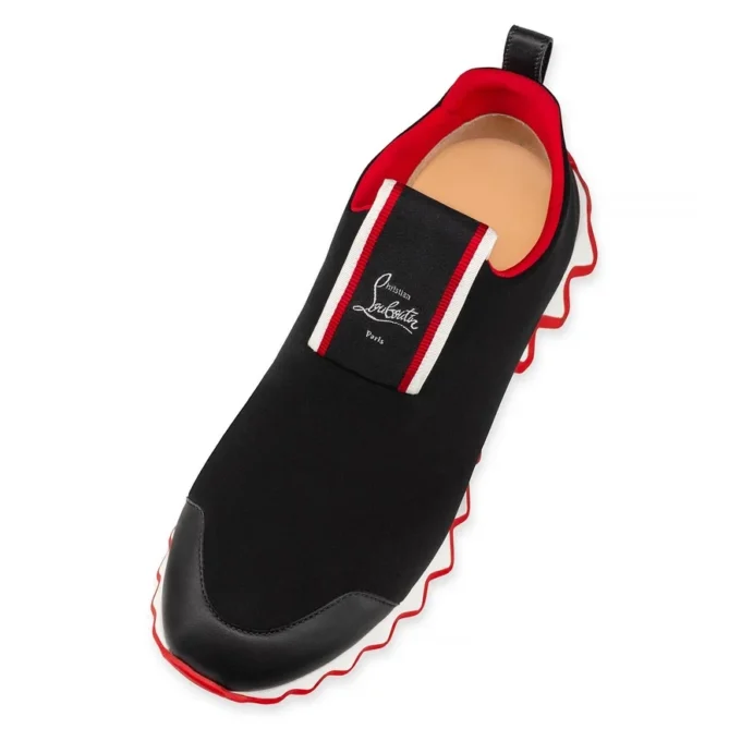 Tiketa Run – Sneakers – Kalvskinn och neopren – Svart – Dam Tiketa Run – Sneakers – Kalvskinn och neopren – Svart – Dam
