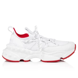 Trailnrun – Sneakers – mocka, kalvskinn och tyg – vit – herr
