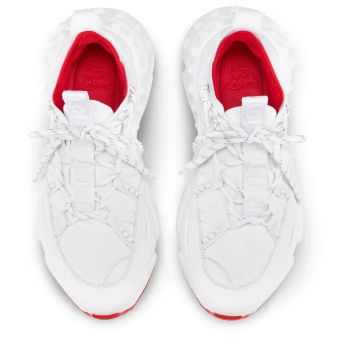 Trailnrun – Sneakers – mocka, kalvskinn och tyg – vit – herr Trailnrun – Sneakers – mocka, kalvskinn och tyg – vit – herr