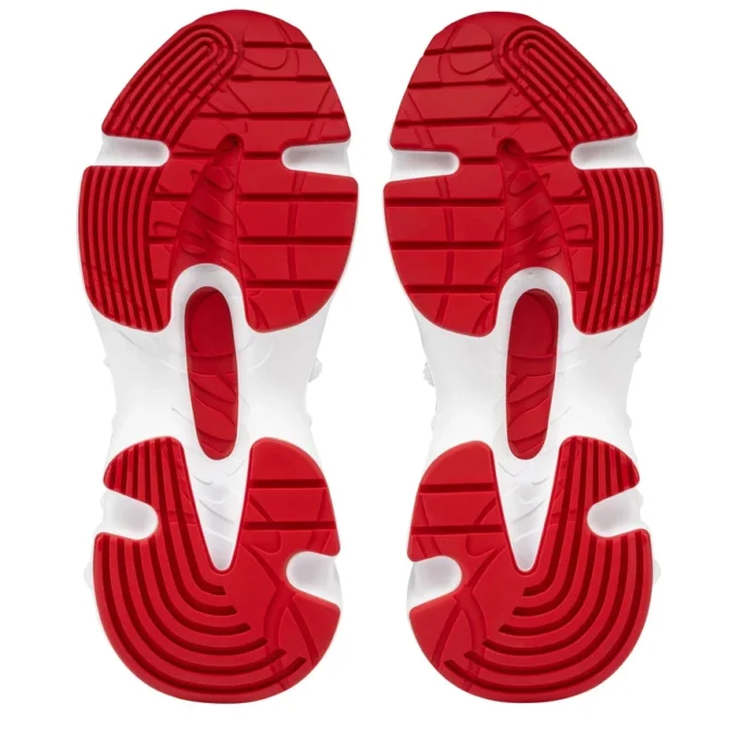 Trailnrun – Sneakers – mocka, kalvskinn och tyg – vit – herr Trailnrun – Sneakers – mocka, kalvskinn och tyg – vit – herr