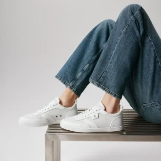 Tutti Rui – Sneakers – Kalvskinn – Vit – Herr