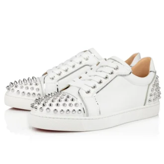 Vieira 2 – Sneakers – Kalvskinn och laminerat kalvskinn – Bianco – Dam