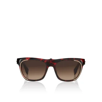 Vår Georges Lb0006 – Solglasögon – Acetat – Röd Havana