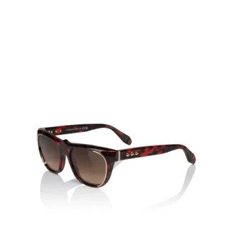 Vår Georges Lb0006 – Solglasögon – Acetat – Röd Havana